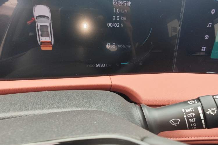 Used CHANGAN CS75 PLUS 2025 Model, 3rd Generation Champion Edition 1.5T Jinghang Version Odometer Close Up