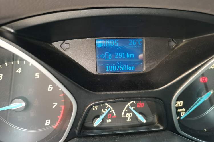 Used Ford Focus 2012 Hatchback 1.6L Automatic Fashion Edition Odometer Close Up