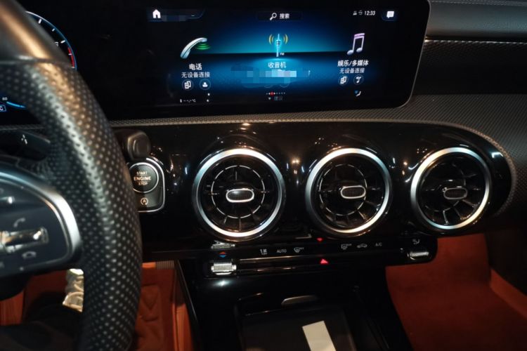 Used Mercedes-Benz A-Class 2019 A 200 L Sport Sedan Audio And AC Panel