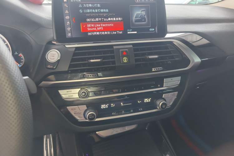 Used BMW X3 2018 xDrive28i M Sport Package China VI Audio And AC Panel