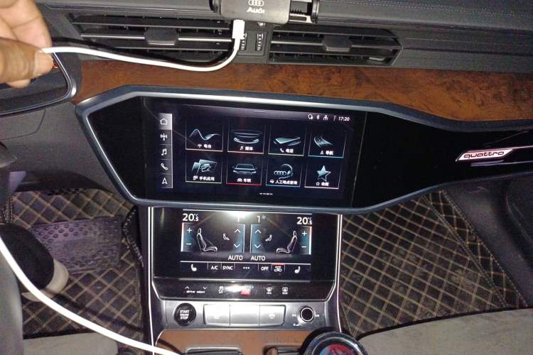 Used Audi A6L 2022 45 TFSI quattro Prestige Dynamic Edition Audio And AC Panel