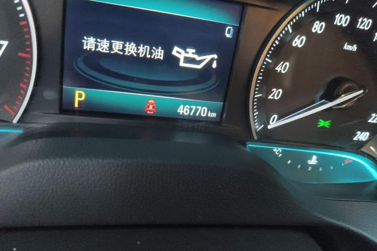 Used Buick GT 2021 Exemplar 1.5L Automatic Elite Version Odometer Close Up