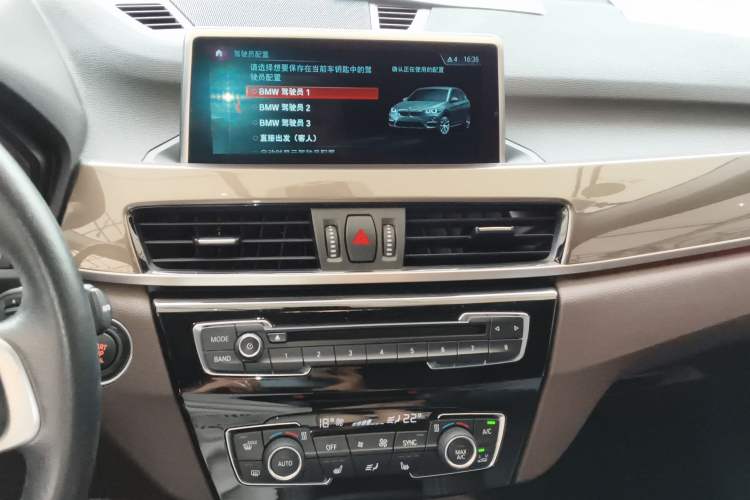 Used BMW X1 2018 xDrive20Li Luxury Model Audio And AC Panel