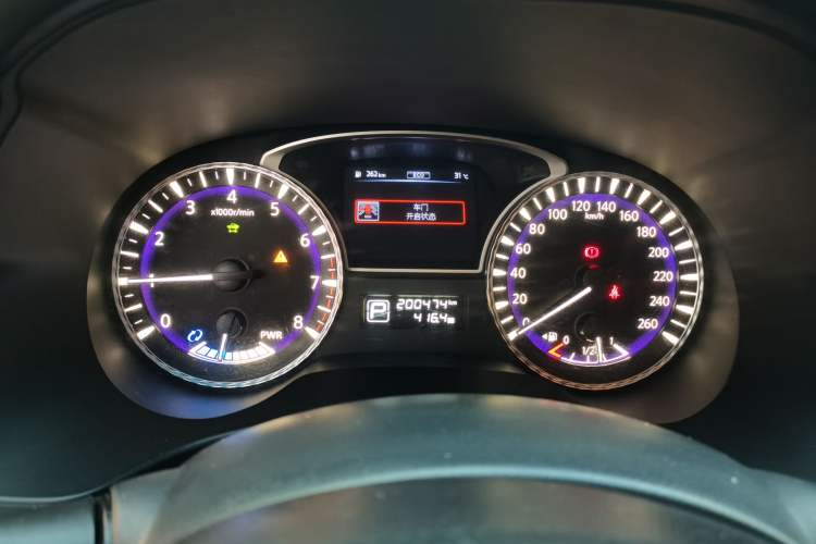 Used Infiniti QX60 2016 2.5 S/C Hybrid Two-Wheel-Drive Excellence Edition China V Standard Instrument Cluster