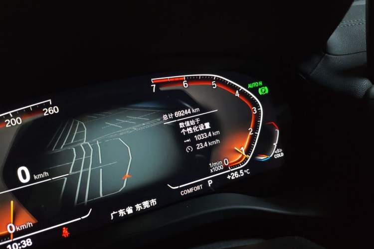 Used BMW X3 2021 xDrive28i M Sport Package Odometer Close Up