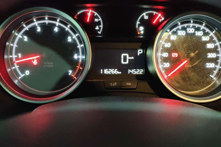 Used Peugeot 408 2019 350THP Automatic Luxury Edition China V Standard Odometer Close Up