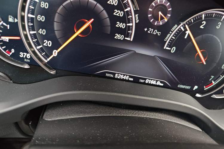 Used BMW X3 2018 xDrive28i M Sport Package China VI Odometer Close Up