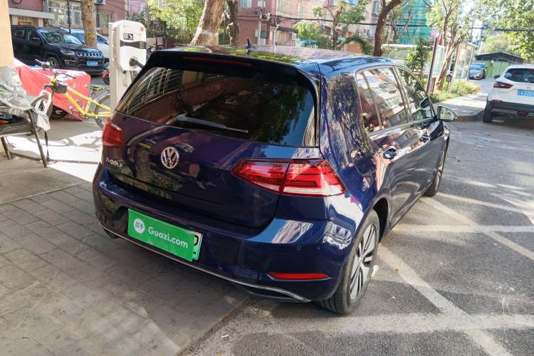 Used Volkswagen Golf New Energy 2018 e-Golf Rear Right 45 Deg