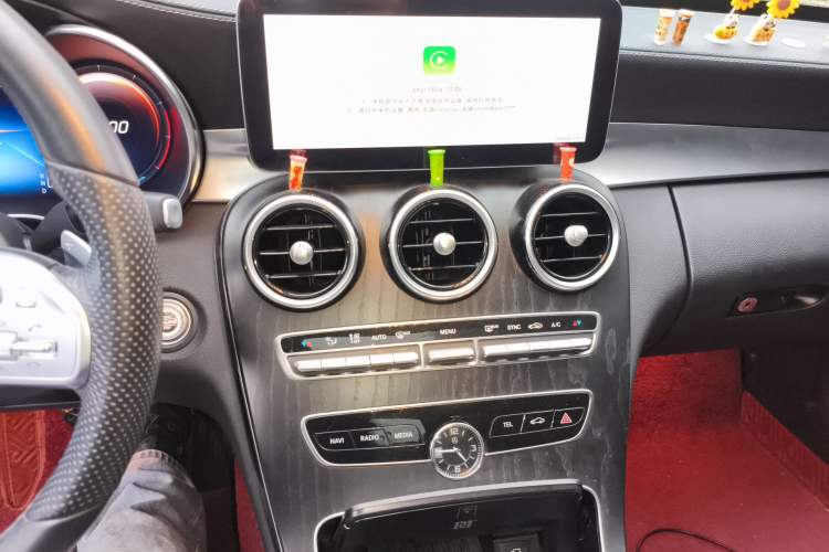 Used Mercedes-Benz C-Class 2021 C 260 L Sport Edition Star Collection Audio And AC Panel