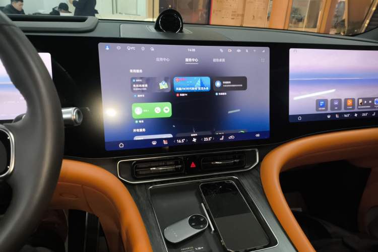 Used Hima AITO M9 2024 Range-Extended Max Edition 42 kWh 5-Seater Version Audio And AC Panel