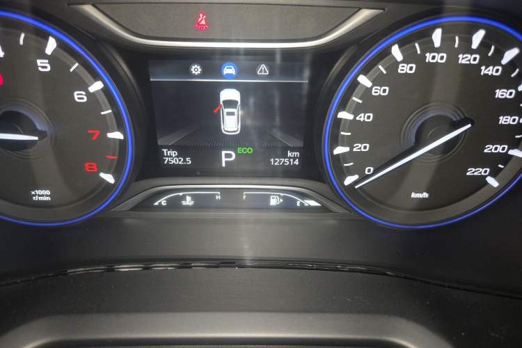 Used GAC Trumpchi GS3 2017 200T Automatic Luxury Edition Odometer Close Up