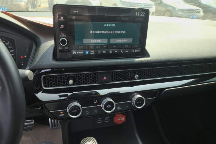 Used Honda Civic 2022 240TURBO CVT Dynamic Edition Audio And AC Panel