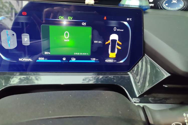 Used CHANGAN OSHAN Z6 New Energy 2023 ZhiDian iDD 150KM Flagship PLUS Odometer Close Up