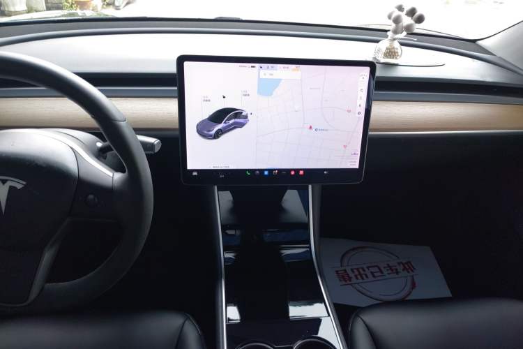 Used Tesla Model 3 2019 Standard Range Rear-Drive Upgraded Version Audio And AC Panel