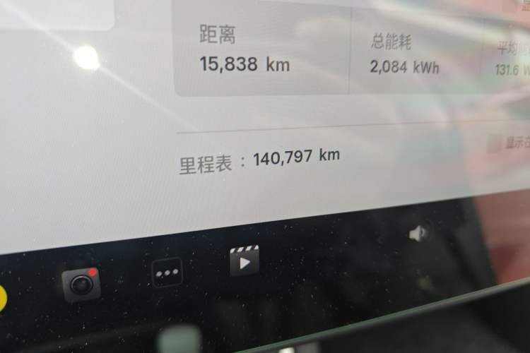 Used Tesla Model 3 2020 Revised Version Standard Range Rear-Wheel Drive – Upgraded Edition Odometer Close Up