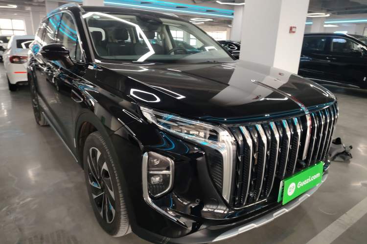Used Hongqi HS7 PHEV 2024 2.0T PHEV Four-Wheel Drive Flagship Edition 6 Seats Front Right 45 Deg