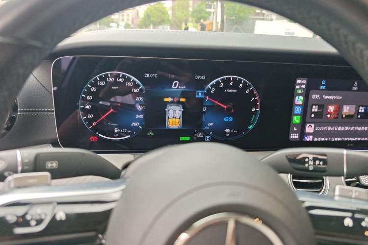 Used Mercedes-Benz E-Class New Energy 2022 E 350 e L Plug-in Hybrid Sports Sedan Instrument Cluster