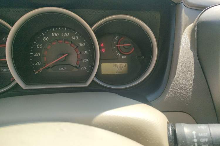 Used Nissan Sylphy 2012 Classic 1.6XE Manual Comfort Edition Odometer Close Up