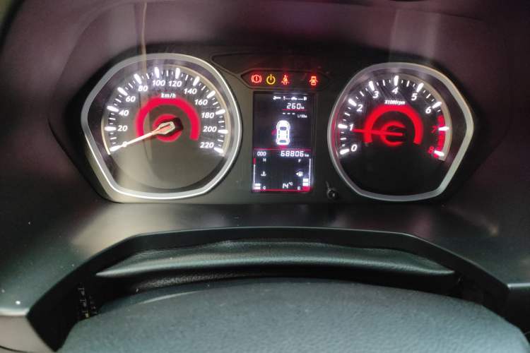 Used Soueast DX3 2016 1.5L Manual Luxury Edition Odometer Close Up