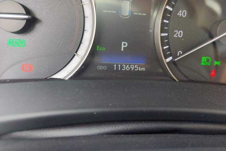 Used Lexus RX 2020 450h Four-Wheel Drive Enjoyment Version Odometer Close Up