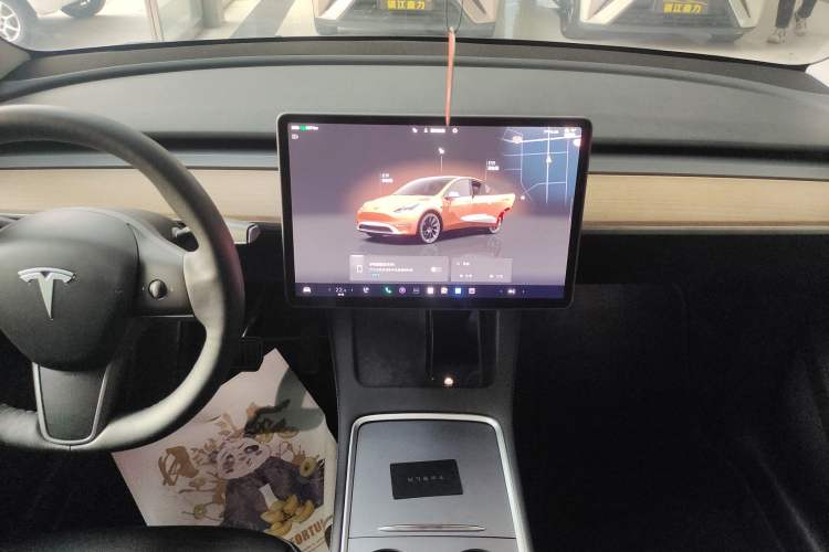 Used Tesla Model Y 2022 Revised Version Rear-Wheel Drive Audio And AC Panel