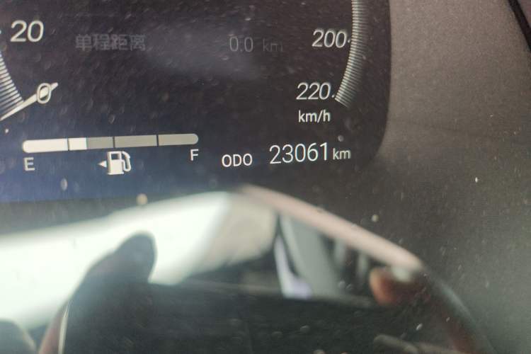 Used Toyota Crown Kluger 2022 2.0T Four-Wheel Drive Enjoyment Edition Odometer Close Up