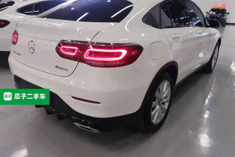 Used Mercedes-Benz GLC Coupe 2021 GLC 260 4MATIC Coupe SUV Rear Right 45 Deg