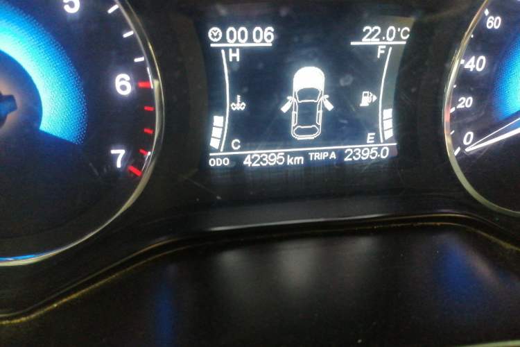 Used Dongfeng Fengon 580 2018 1.8L Manual Comfort Model Odometer Close Up