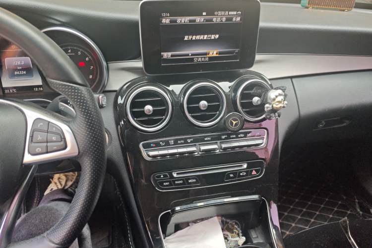 Used Mercedes-Benz C-Class 2017 Restyled C 200 Sport Edition Audio And AC Panel