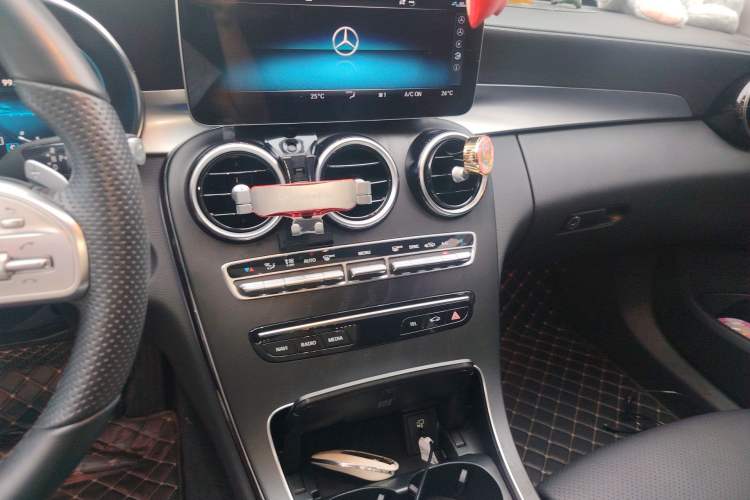 Used Mercedes-Benz C-Class 2021 C 260 L Sport Edition Audio And AC Panel