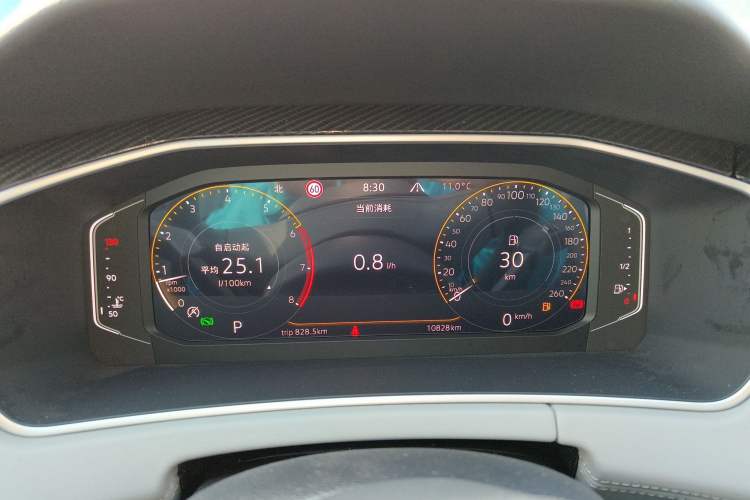 Used Volkswagen Tayron 2024 300TSI Two-Wheel-Drive Luxury Plus Advanced Version Instrument Cluster