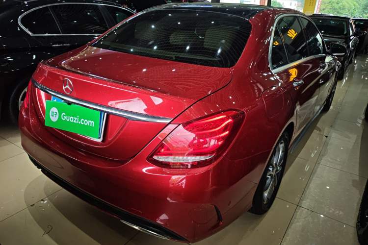 Used Mercedes-Benz C-Class 2015 C 200 L Sport Edition Rear Right 45 Deg