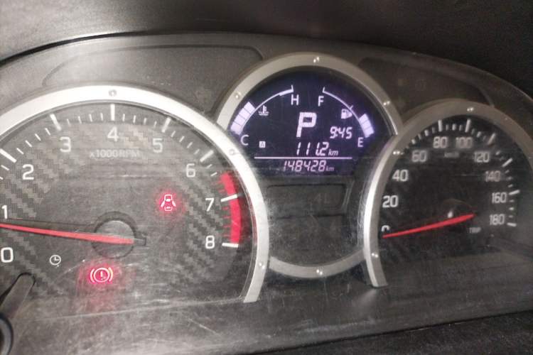 Used Suzuki Jimny 2012 1.3 AT JLX Odometer Close Up