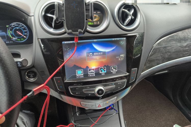 Used BYD Tang New Energy 2015 2.0T Four-Wheel-Drive Flagship Model Audio And AC Panel