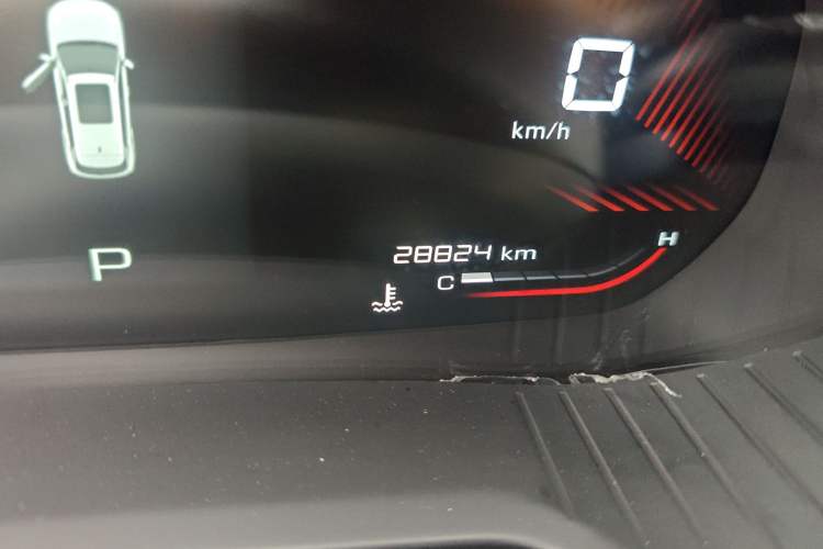 Used Wuling Asta 2021 1.5T CVT Star曜 Edition Odometer Close Up