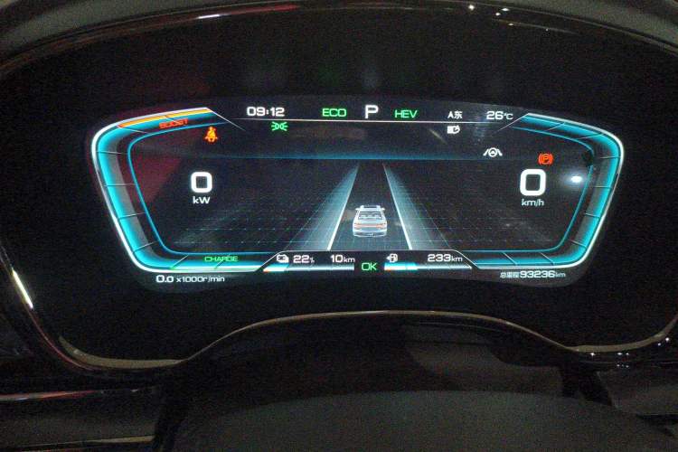 Used BYD Han 2020 DM Four-Wheel Drive Performance Edition Luxury Model Instrument Cluster