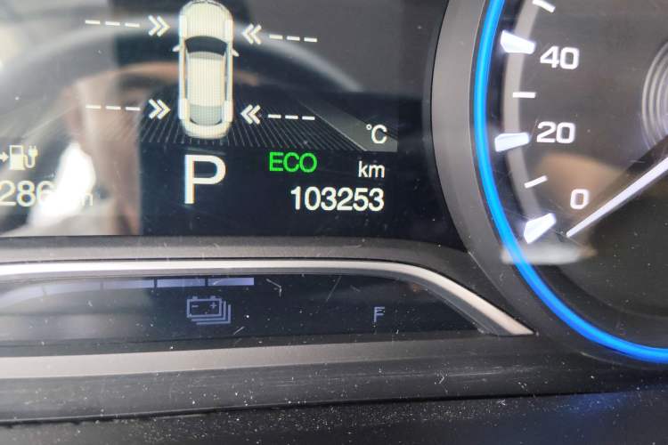 Used AION S 2020 Meizu 580 Odometer Close Up