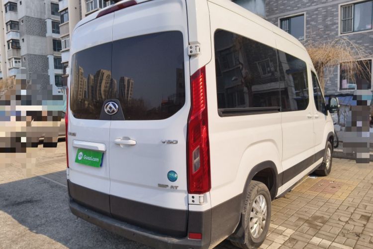 Used SAIC MAXUS Xintu V90 2022 2.0T Automatic ZhiDa Commercial Version Rear-Drive Long Wheelbase High Roof with Single Rear Tire 9-Seater
