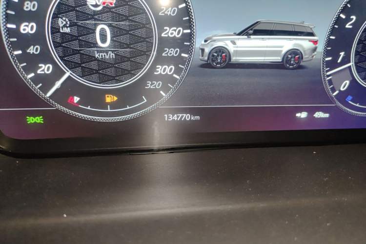 Used Land Rover Range Sport 2017 3.0 SC V6 SE Odometer Close Up