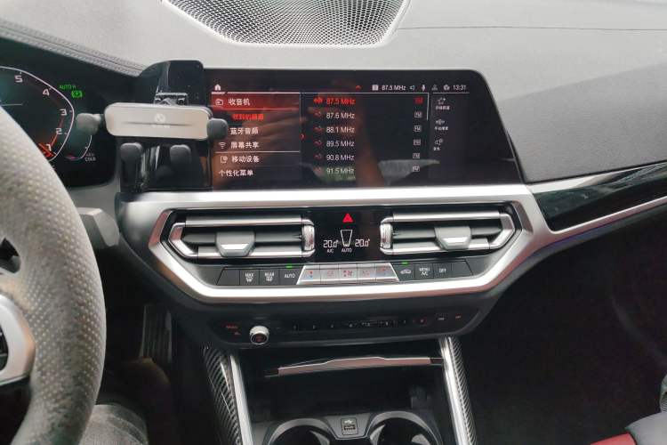 Used BMW 3 Series 2021 Facelifted 320Li M Sport Package Audio And AC Panel