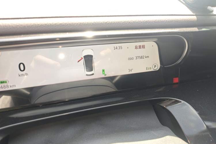 Used smart #3 2023 Pulse Four-Wheel Drive Edition Odometer Close Up