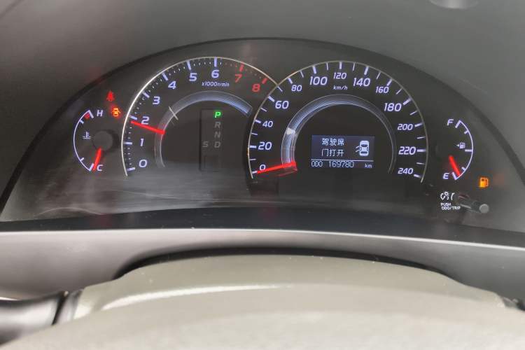 Used Toyota Camry 2009 240V Ultimate Edition Odometer Close Up