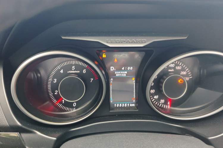 Used Leopaard CS10 2017 2.0T Automatic Urban Version Instrument Cluster