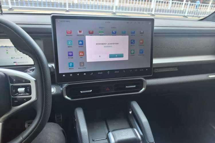 Used JETOUR Traveler 2024 2.0T All-Wheel-Drive CrossPRO+ Entertainment Edition Audio And AC Panel