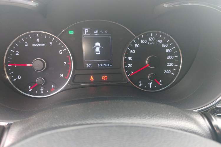 Used Kia K3 2016 1.6L Automatic GLS Odometer Close Up