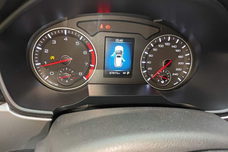 Used Haval H6 2018 Blue Label Sport Edition 1.5T Automatic Two-Wheel Drive Elite Model Odometer Close Up