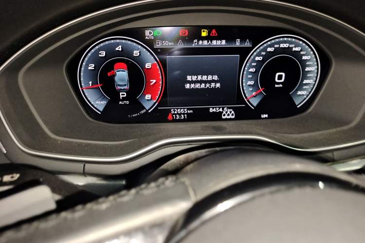 Used Audi A5 2021 Sportback 40 TFSI Stylish and Elegant Model Odometer Close Up