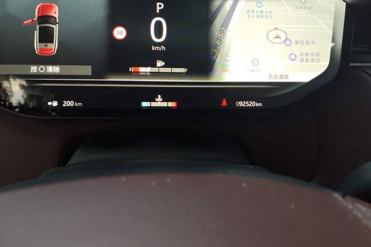 Used Land Rover Range Sport 2023 400PS Dynamic SE Odometer Close Up