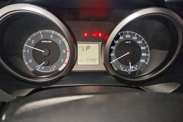 Used Toyota Prado 2016 2.7L Automatic Standard Edition Odometer Close Up