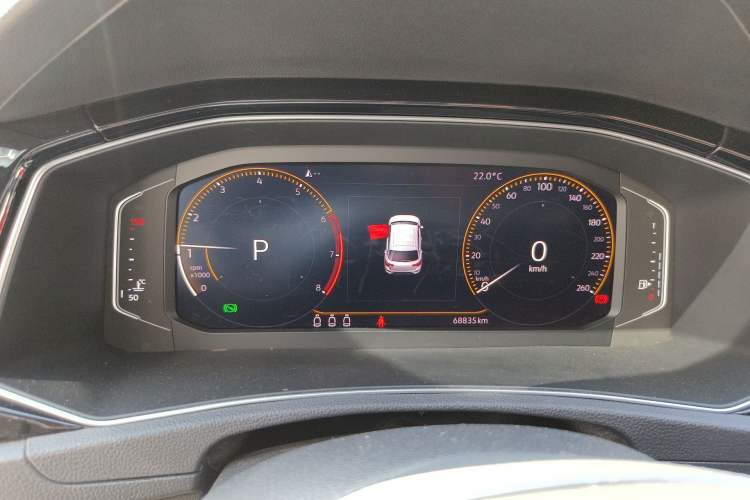 Used Volkswagen T-ROC 2019 280TSI DSG Two-Wheel-Drive Luxury Model China VI Standard Instrument Cluster